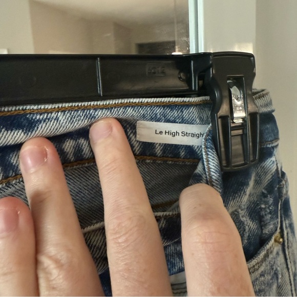 Frame Jeans Le High Straight Jeans Size 26 Color Blue - Picture 4 of 5